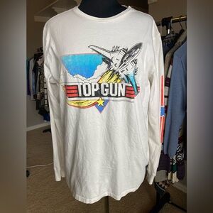 Old Navy vintage Top Gun long sleeve Tshirt
